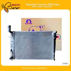 QUEENBEE 21062 Radiator Assembly for Hyundai Tucson 2006 Gas A/T 640x458x26mm 25310-OL500/IL700 (POLAR)
