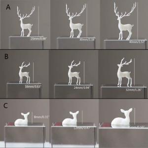Micro Landscape Animal Model Resin Filling Handmade Mini Elk Deer Model Epoxy Filling Model Making Supplies