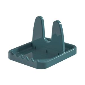 1pc Foldable Pot Lid Rack  Stand Kitchen Organizer Plastic Spoon Holderfor Fork Spatula Rack Pan Cover Shelf Tableware  Lid Rack