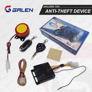 Motorcycle Universal 12V Alarm System Remote Control Alarm Anti-theft Remote Control Automatic Start