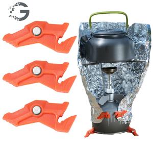 【New Arrival】 Portable Magnetic Tripod Camping Stove Support Lightweight Outdoor Stove Stand for Backpacking and Cooking