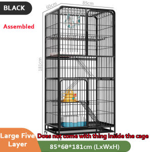 【SG STOCK】Pet Cage With Wheels Multi Level Big Cat Cage Condo House Villa/ Rabbit Cage/ Bird Parrot Cage / Pets Cage Chinchilla