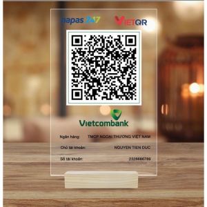 Bảng Quét Mã Qr Mèo Thần Tài Vẫy Tay In Thông Tin Theo Yêu Cầu