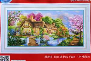 Tranh Thêu Chữ Thập Ngôi Nhà Hạnh Phúc 88848