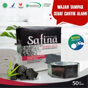 Sabun Wajah Arang Bamboo mengandung ekstrak activated charcoal