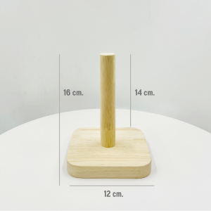 แกนกระดาษทิชชู่ ที่ใส่ทิชชู่ แกนไม้ใส่ทิชชู่ ไม้แท้ ที่ใส่กระดาษทิชชู่ 2 แกน ราวไม้ใส่ทิชชู่ ที่ใส่กระดาษอเนกประสงค์ สไตล์มินิมอล