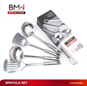 Spatula Set 4in1 Stainless Steel - Kitchen Ware isi 4 pcs BMW