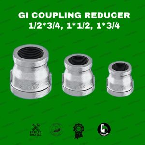 COUPLING REDUCER GI – Heavy-Duty Galvanized Iron Reducing Coupling