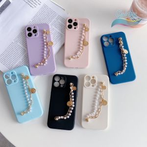 GC Softcase macaroon pelindung kamera rantai mutiara casing VIVO, SAMSUNG, dan OPPO