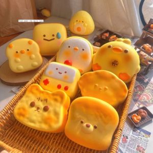 XHLXH Slow Rising Bread Squishy Toys Puppy Cat Shape Hand Relax Slow Rebound Toy Children Pinch Sensory Fidget Ball Kids Adults