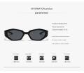 JN IMPRESSION Polygonal sunglasses retro fashion cross-border small square frame round face slim sunglasses personality street shooting sunglasses. 