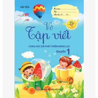 Sách - Bộ 2 Quyển Vở Tập Viết Cho Bé - Cùng Học Để Phát Triển Năng Lực - Tập 1 Và 2