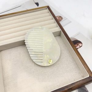 KLICKKRATE Acetate Makeup Mirror multifunctional Mini Hair comb Simple Folding Skin Care Tools Travel