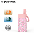 PELIFLASK 350ML/12oz  Insulated Stainless Steel แก้วเก็บอุณหภูมิ แก้วน้ำเด็ก แก้วเก็บความเย็น/ร้อน สแตนเลส304 พร้อมหูหิ้ว. 