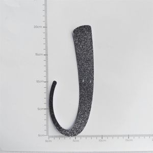 Customised Cursive Banner Glitter Black Custom Banner Happy Birthday Banner