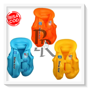 Baju Pelampung Step C Size M Rompi Renang Anak Swim Vest Dewasa Ban Life Jaket Air Jacket Terlaris