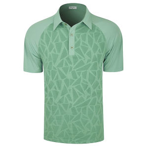Sublimation Quick Dry Golf Polo Shirt for Men Short Sleeve T Shirts Breathable Moisture Wicking Shirts for Men Collared T Shirt