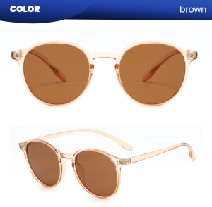 IOOI Eyewear - Kacamata Hitam Sunglasses Bulat TR90 Fashion Stylish Pria Wanita Bisa Minus 210220