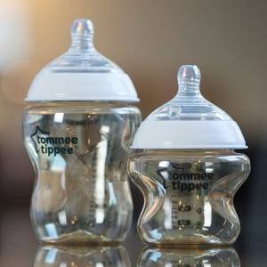 ขวดนมสีชา Tommee Tippee 2ขวด Pesu ขนาด 9 ออนซ์ สีชมพู