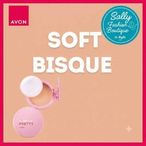 Avon Simply Pretty Shine no More Pressed Powder ALMOND NEUTRAL LIGHT SOFT BISQUE