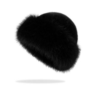 FLYING Windproof Winter Hat Wool Imitation Mink Hair Ear Protection Cap  Beret Bucket Hat