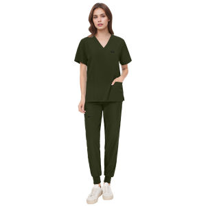 Áo Rửa Tay Mẫu Mỏng Mùa Hè Cho Nam Và Nữ SPA Đồng Phục Nhân Viên Phòng Mổ Quần Áo Bảo Hộ Lao Động