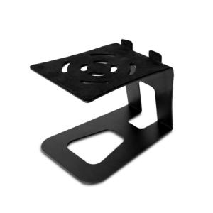 Elevated Desktop Speaker Stand Full Metal Speaker Mount Hollow Design For Reduced Resonance Enhances Audios Experience
