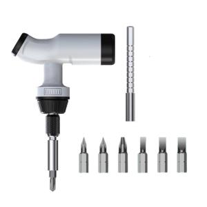 Multifunctional Ratchet Screwdriver Set with T Shaped Rubber Coated Handle Magnetic Tip for Home and Professional Use