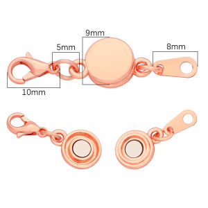 2 Bộ Kẹp từ mặt dây chuyền kẹp đóng cửa Bracelet Extender kết nối cho Vòng tay tự làm trang sức Làm Vòng Cổ phát hiện