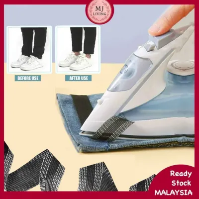 1M Pants Edge Hemming Tape Iron-on Self-Adhesive Pants Jeans Pants DIY Sewing Shorten Pendekkan Kaki Seluar 改裤脚神器