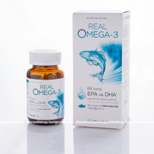TPBVSK Real Omega 3 H/90v - Bổ sung DHA và EPA hỗ trợ não bộ và thị lực khoẻ mạnh