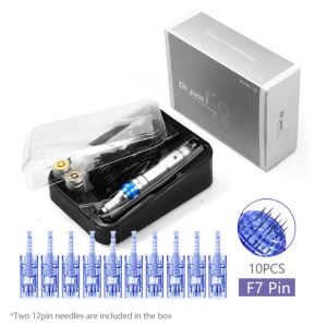Dr Pen Ultima A6 Microneedling Pen Microneedle Electric Derma Auto Pen Skin Care Beauty Tool With 12pcs Cartridges NeedlesHead