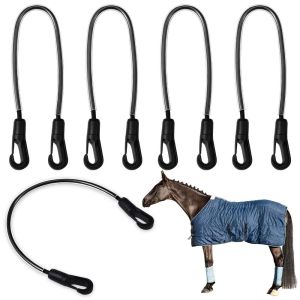 IUYJN Replacement Elastic Horse Blanket Straps Secure Adjustable Elastic Tail Strap Horse Comfort Accessory Stabilize Horse Blanket Leg Strap For Secure Fitting and Comfortable Wear