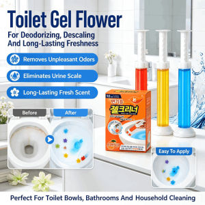 Toilet Bowl Cleaner Gel Toilet Deodorizer Gel Toilet Cleaning Gel Fresh Scent Odor Removal Limescale Cleaner Stain Removal Toilet Freshener
