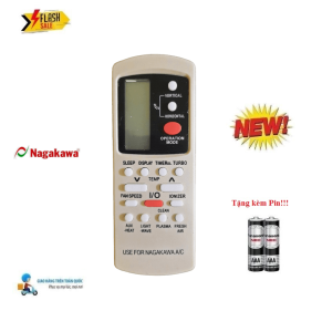 Remote Điều khiển điều hòa Nagakawa 1 2 chiều Inverter Tặng kèm Pin