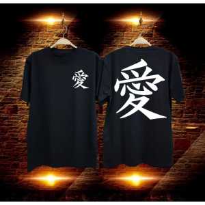 T-SHIRT LOGO KANJI JEPANG / BAJU KAOS DISTRO / BAJU KAOS PRIA DAN WANITA UNISEX