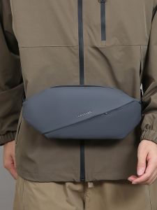 Túi đeo chéo nam mới xuyên biên giới túi đeo chéo thể thao/đạp xe/tập gym túi đeo hông đựng điện thoại di động cao cấp túi đeo ngực đa chức năng.