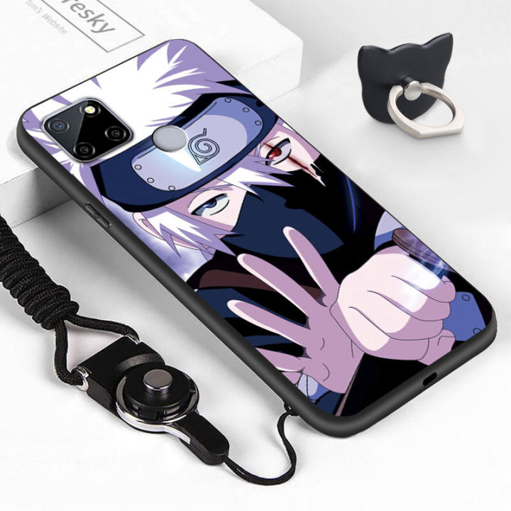 Phone Case For Realme C12 Realme C25Y Phone case Popular Japan Anime  Naruto Sasuke Pain Kakashi Uchiha Cartoon Casing Hokage Soft Silicone TPU 