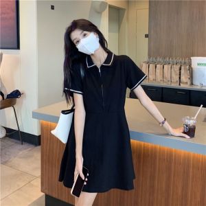 COCOEPPS Đầm Cổ POLO Nữ Mùa Hè Mới 2022 GG