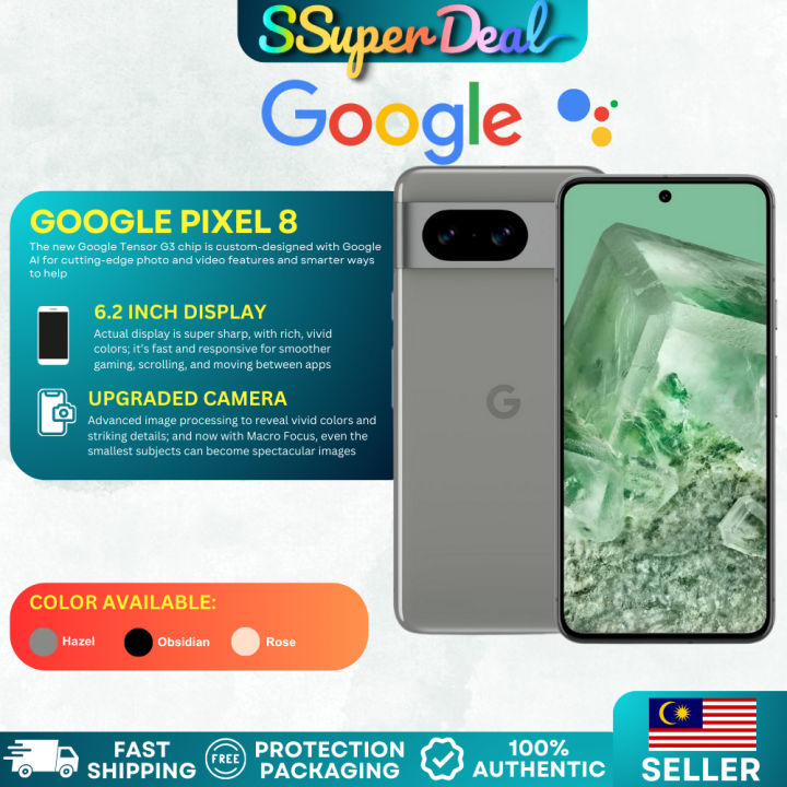 Google Pixel 8 / Pixel 8 Pro Google Tensor G3 1 Year Warranty Lazada