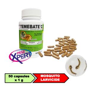 🔥 🔥IMASPRO / TEMEBATE C / DENGGI / DENGUE / MOSQUITO LARVICIDES / UBAT JENTIK-JENTIK NYAMUK (50 capsules x 1 g)