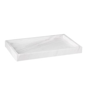 Bathroom Countertop Tray Vanity Tray Soap Dispenser Silicone Tray Shatterproof Decorative Storage Tray Kitchen Accessories Makeup Organizer Jewelry Trinket Organiser