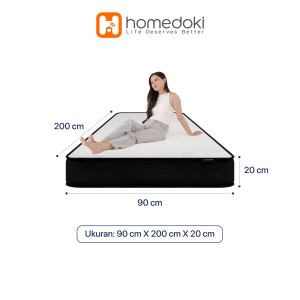 Homedoki LITE Series/Kasur Pocket Spring Bed/Matras Kasur/Spring Bed 180x200/Tebal 20cm