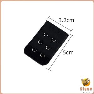 Digeo Ladies Bra Extender Extension Strap Black & Skin 2/3/4 Hooks