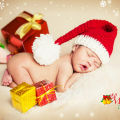 【Cool Mom】Baby Hand-Knitted Hat Festive Christmas Hat Winter Hats Boys Girls Cute Beanie. 