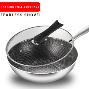 34cm frying pan wok pan non stick original stainless steel deep fryer non stick pan japan pots pans cookware non stick frying pan nonstick pan