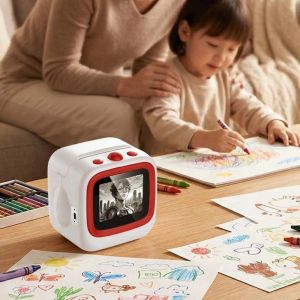 LITUILI Màn hình HD 24 inch. Máy in nhiệt mini Chụp ảnh chỉ với một cú nhấp chuột. 6 chế độ nghệ thuật Máy in di động Trình tạo nhãn dán AI Màn hình IPS 24 inch. Máy in ảnh bỏ túi Quà tặng cho học sinh.