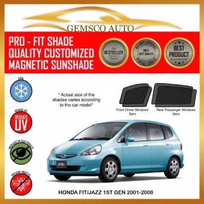 Honda Fit/Jazz 1st Gen 2001 - 2008 ( 4 pcs) Car Magnetic Sunshade
