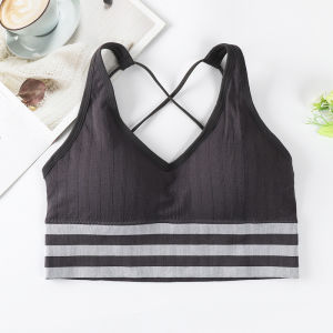 2025 New Womens Bra - Detachable Padded Wire-Free Design Seamless I-Back Vest Breathable Yoga Bra