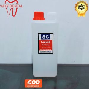 Minyak SC isi 1 liter Gi² Palsu Self Curing 1000ml cairan bahan pembuatan rahang gigi palsu tanpa rebus otomatis instan lepas pasang tanpa godok